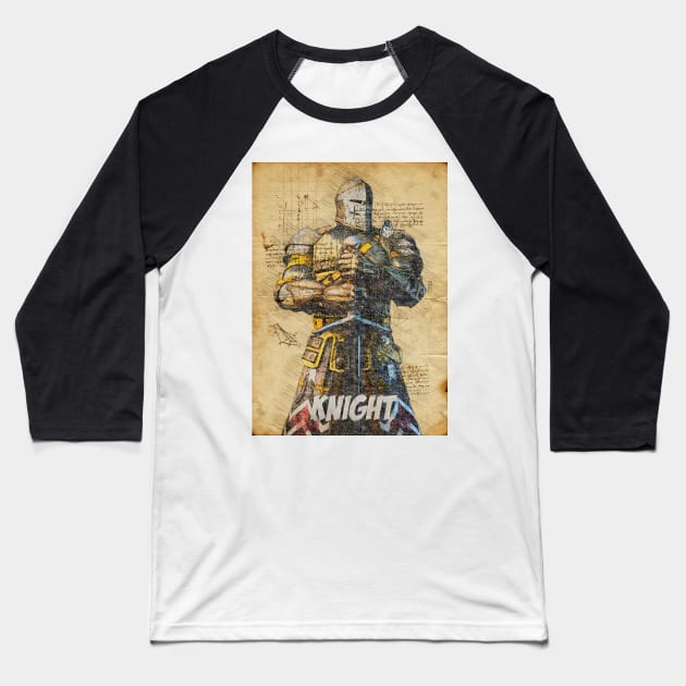 Knight Baseball T-Shirt by Durro